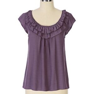 Anthropologie Aalto Top, purple, 2